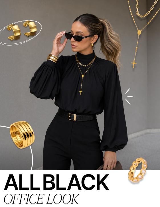 All black