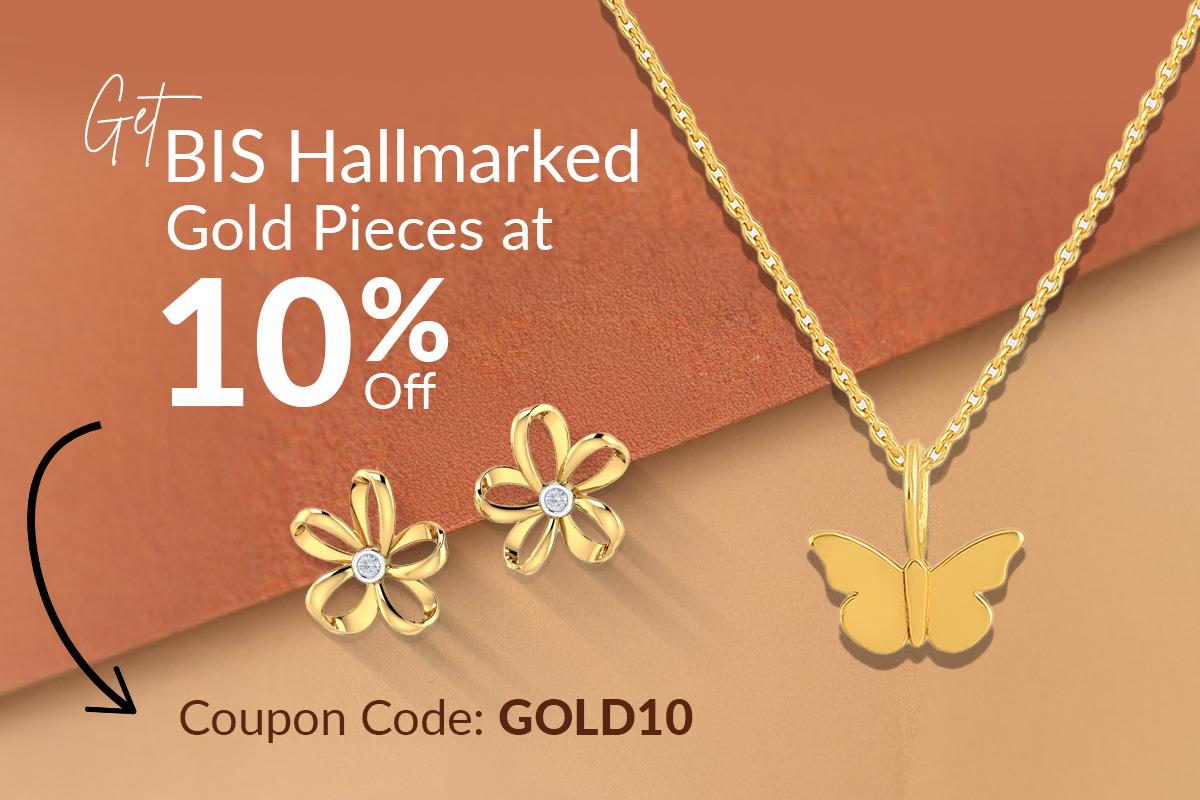 Gold 10% off