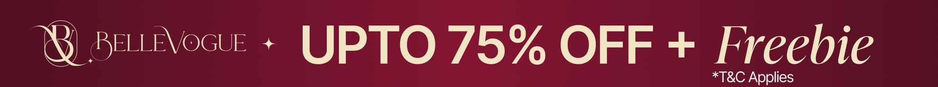 Upto 75% off
