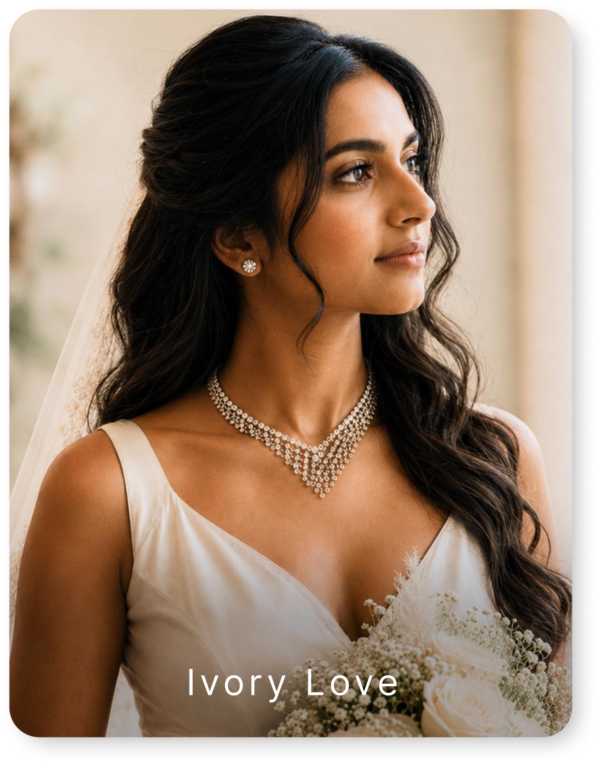 Shop wedding ivory jewellery at Eternz.
