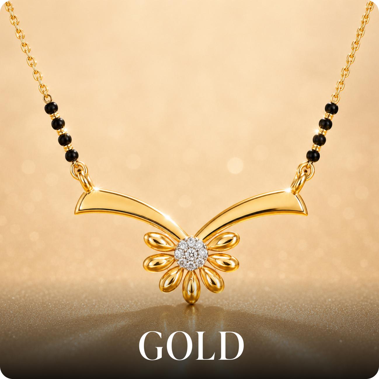 Shop wedding gold mangalsutra on Eternz.