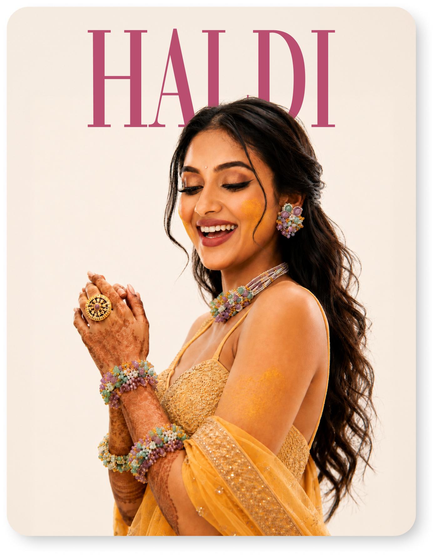 Shop Haldi jewellery at Eternz.