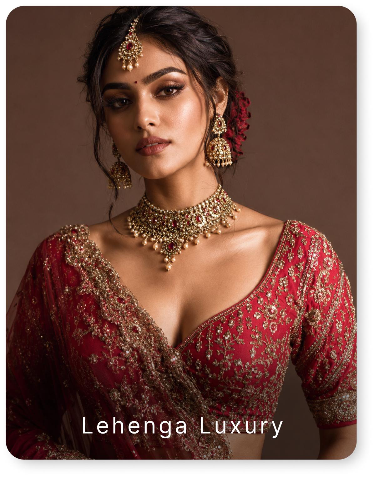 Shop Jewellery for Lehenga Look on Eternz
