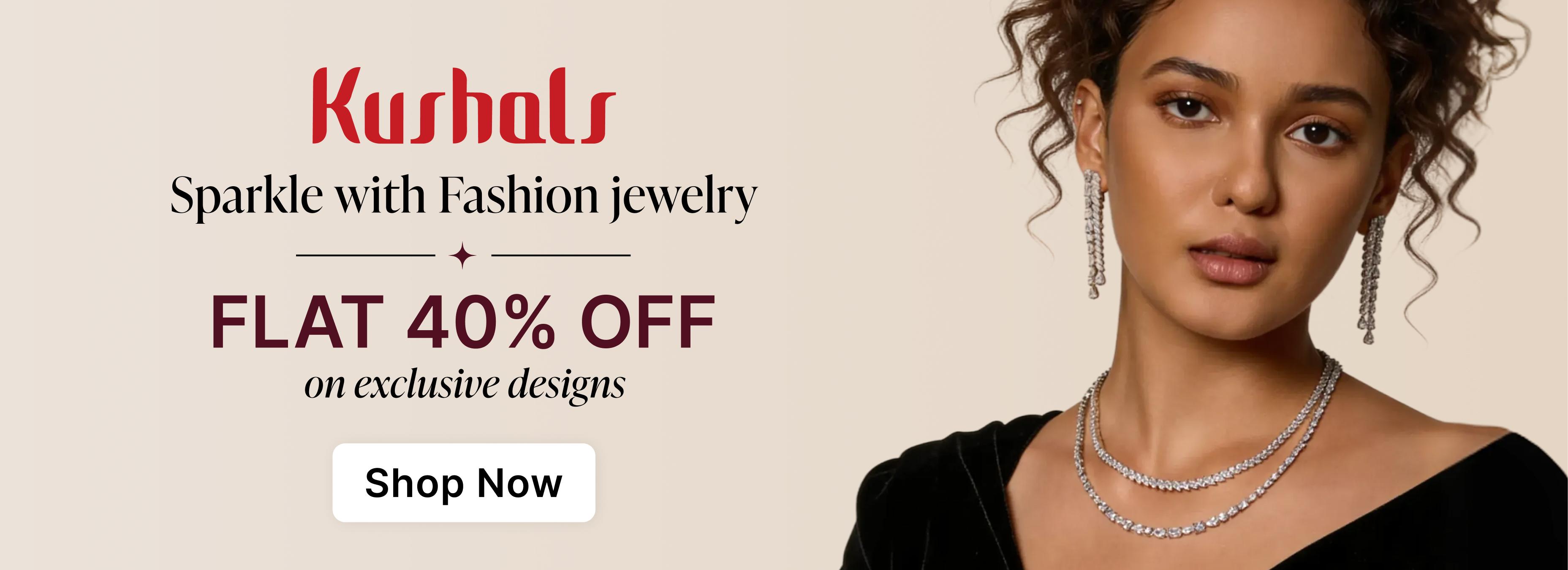 Kushal's Jewelry on Flat 40% off