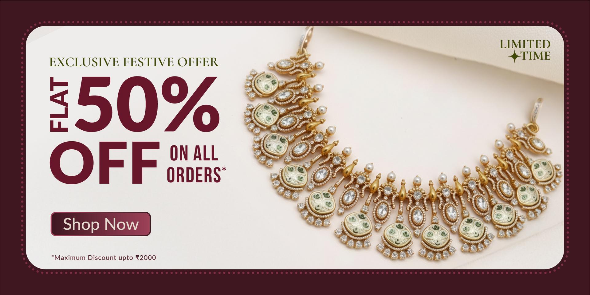 50% Off sale