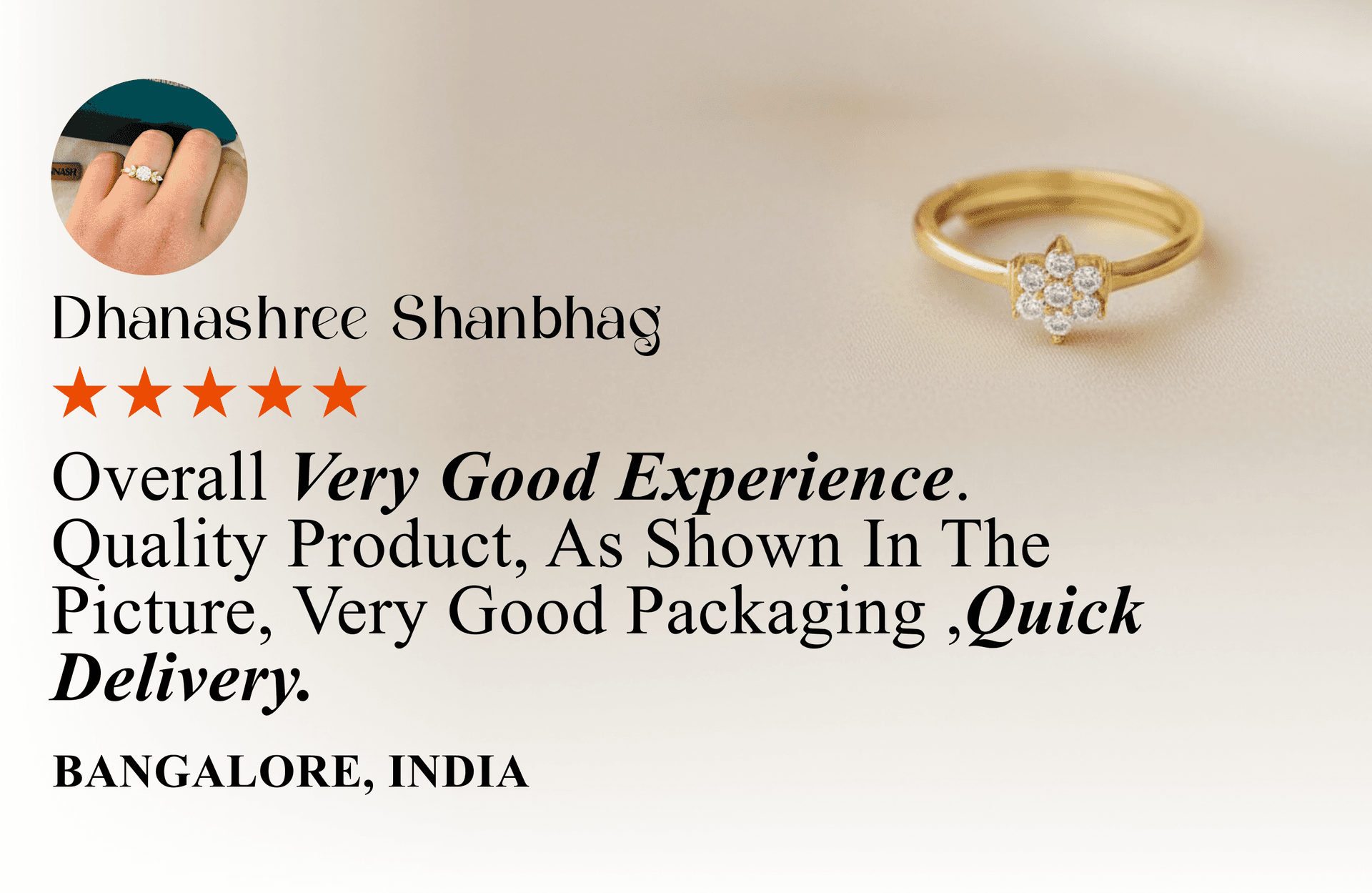 Testimonial from Mayuri