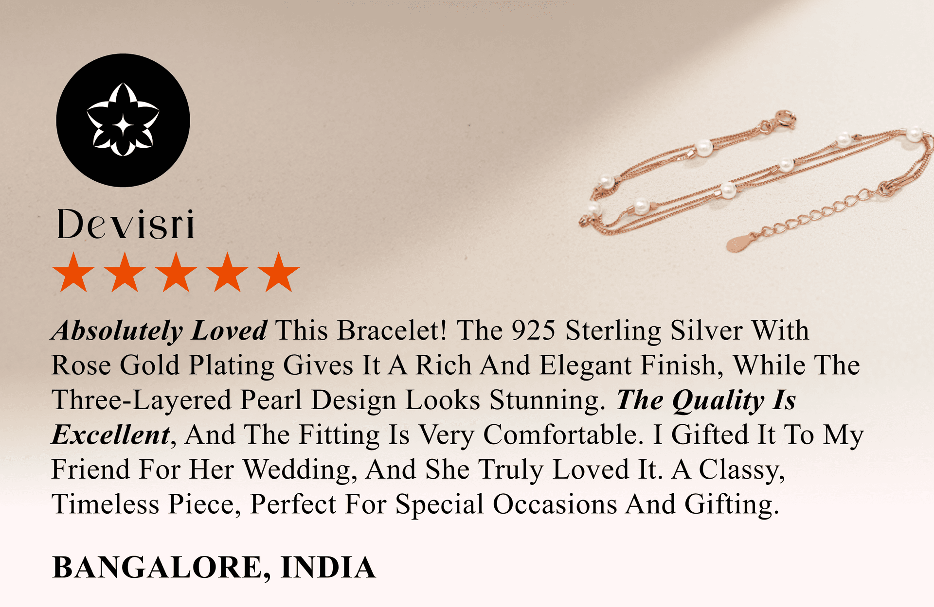 Testimonial from Devisri