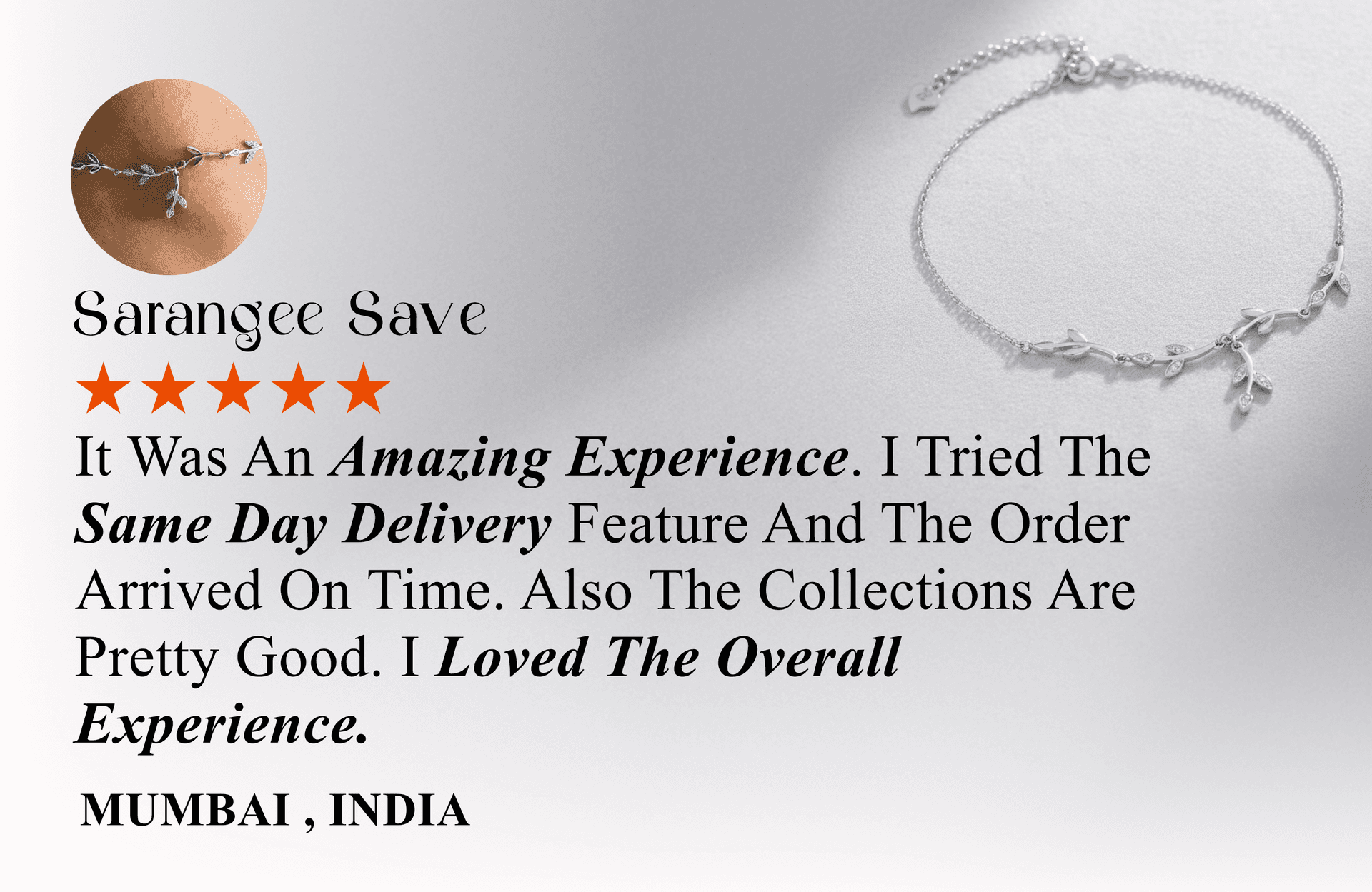 Testimonial from Gandhali