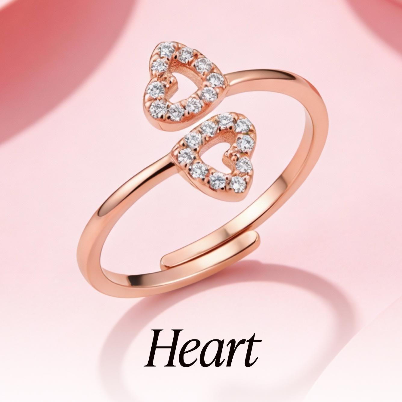 Shop Heart shaped jewelry collection on Eternz.