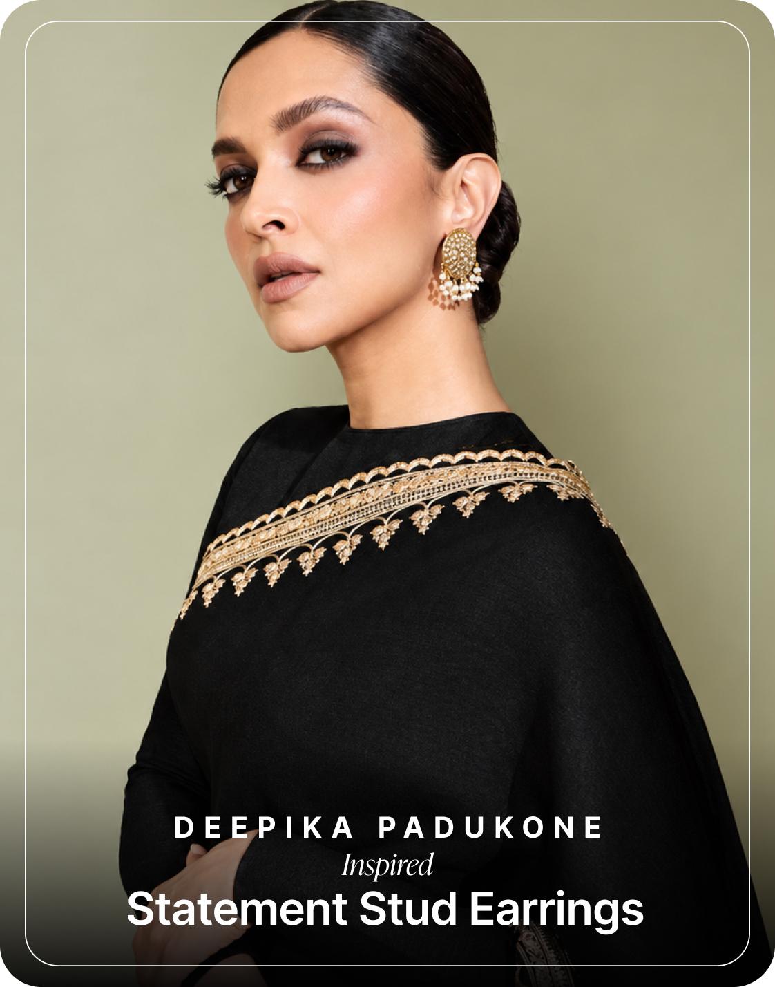 Shop Deepika Padukone's Statemen Stud Earrings