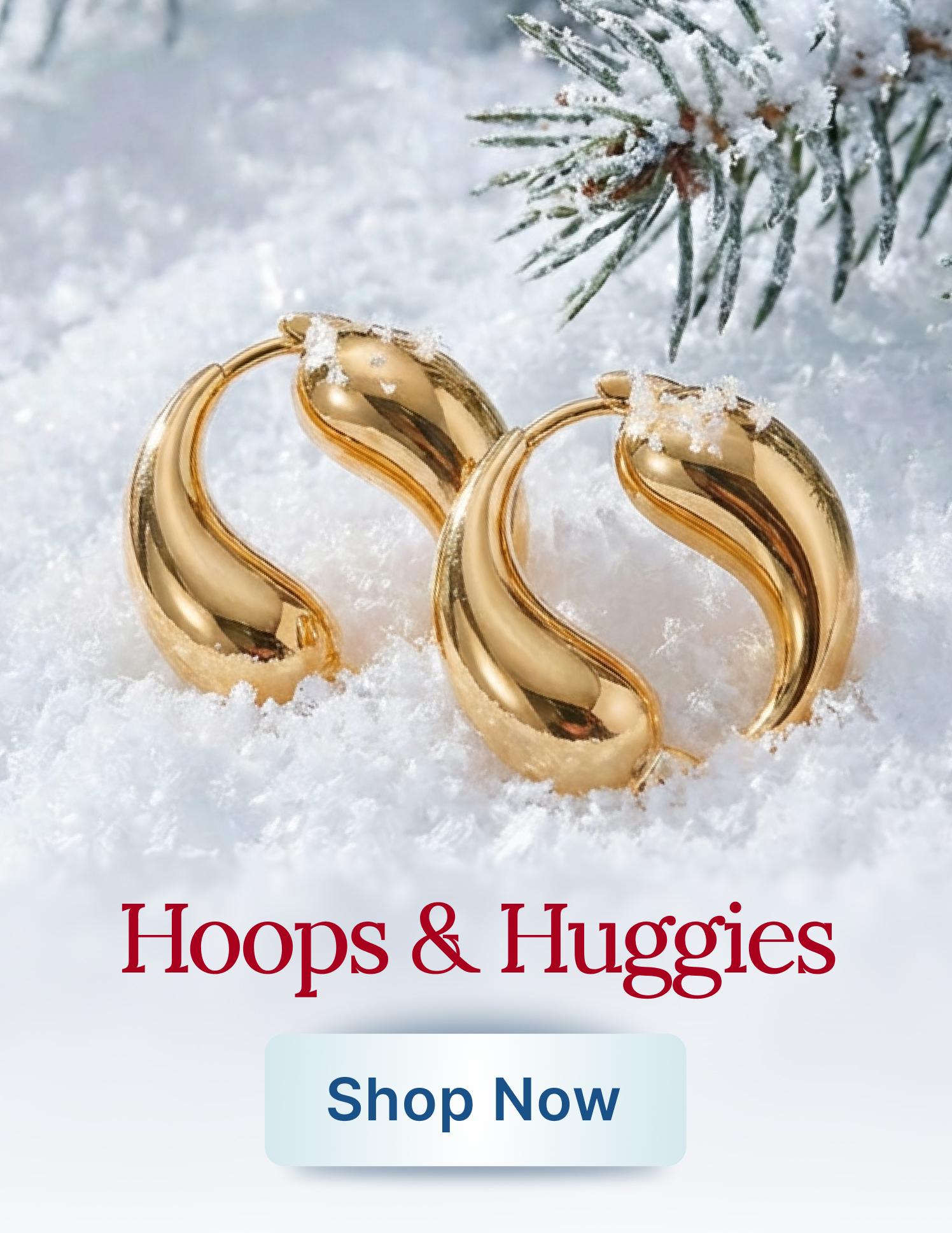 Shop for hoops and huggies earrings