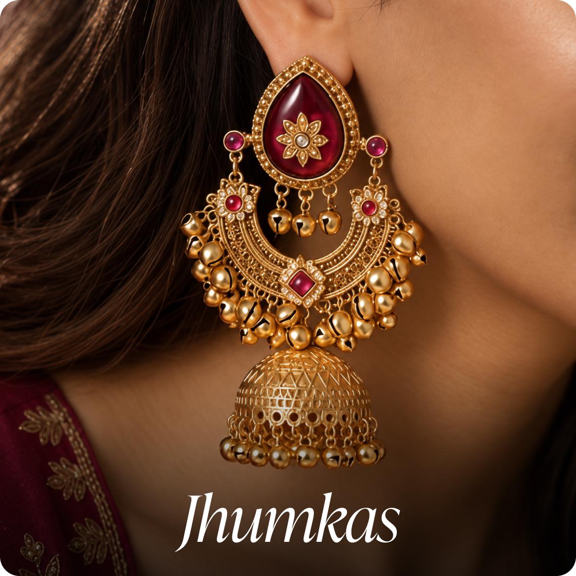 Shop Festive Jhumkas on Eternz.