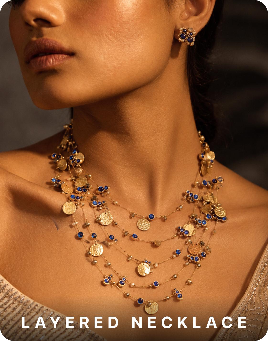 Shop Festive Layered Necklaces on Eternz.