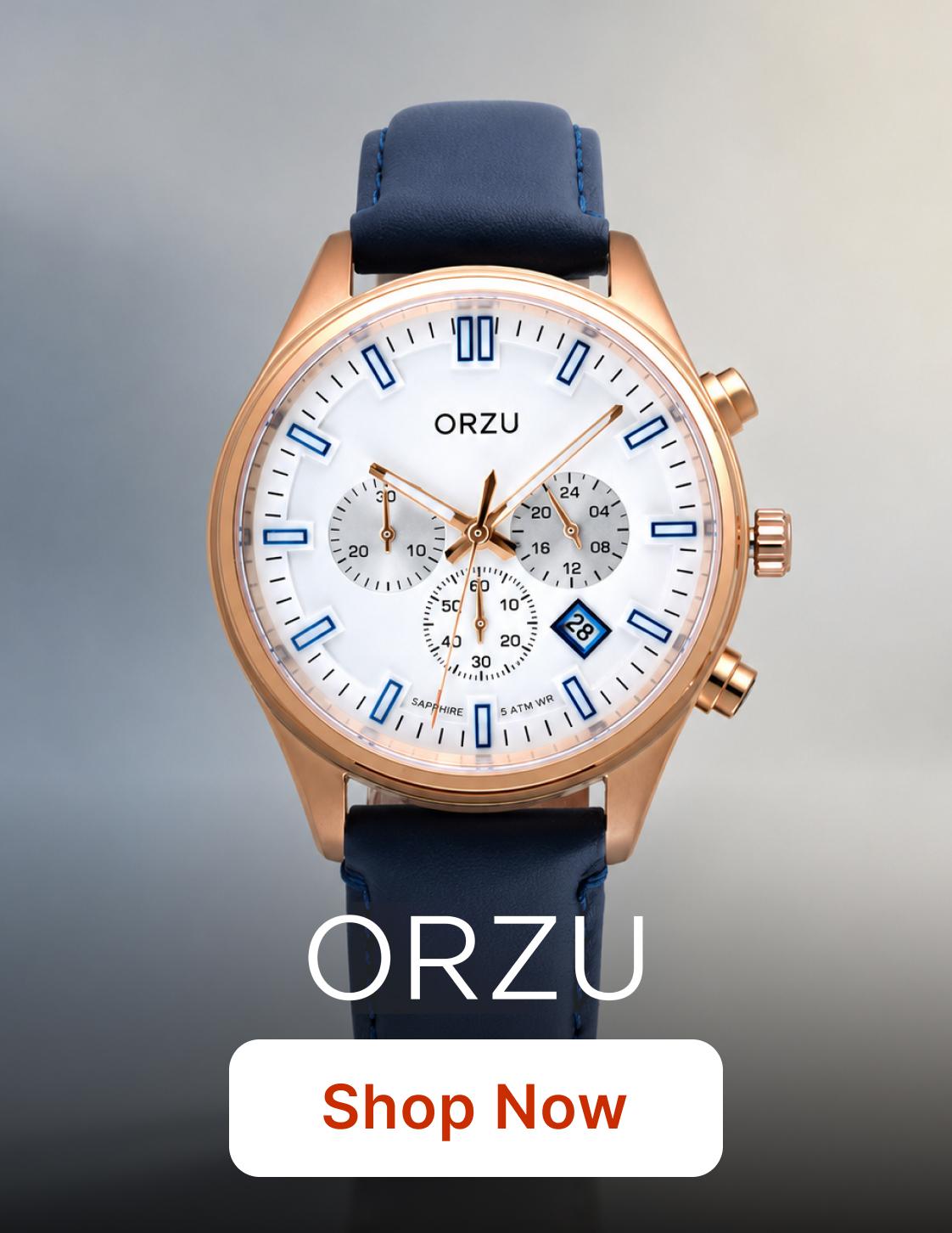 Shop Orzu watches on Eternz.