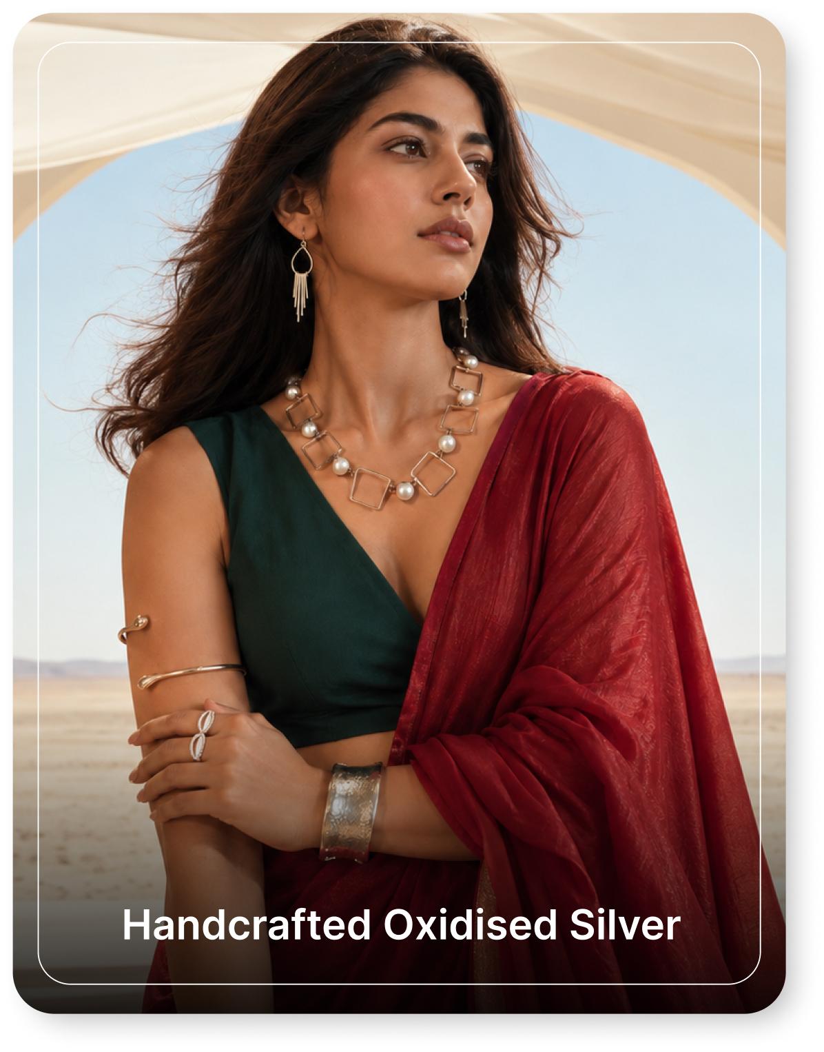 Shop Oxidised Silver Jewelry on Eternz.