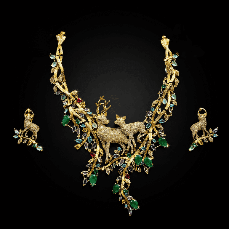 Vantara Enchanted Wilderness Statement Jewellery Set