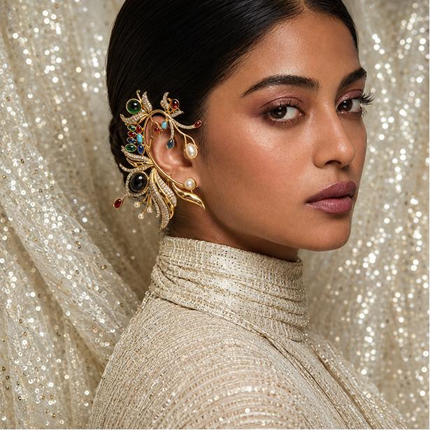 Vantara Celestial Bloom Ear Cuff