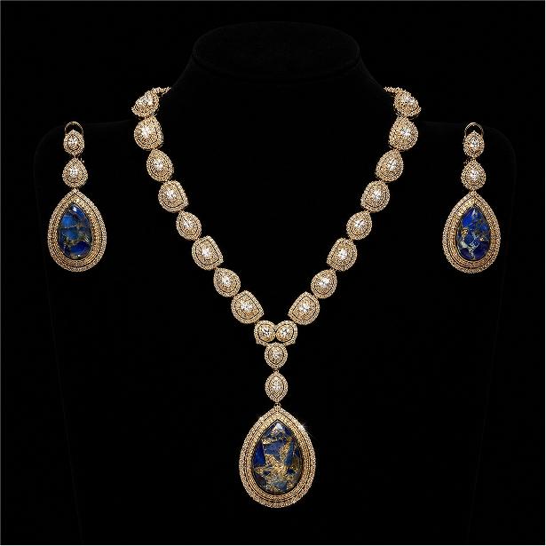Vantara Sapphire Royale Jewellery Set