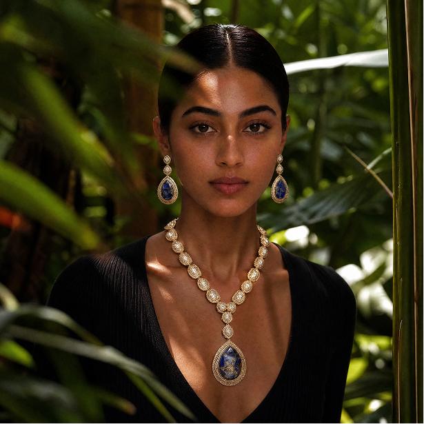 Vantara Sapphire Royale Jewellery Set