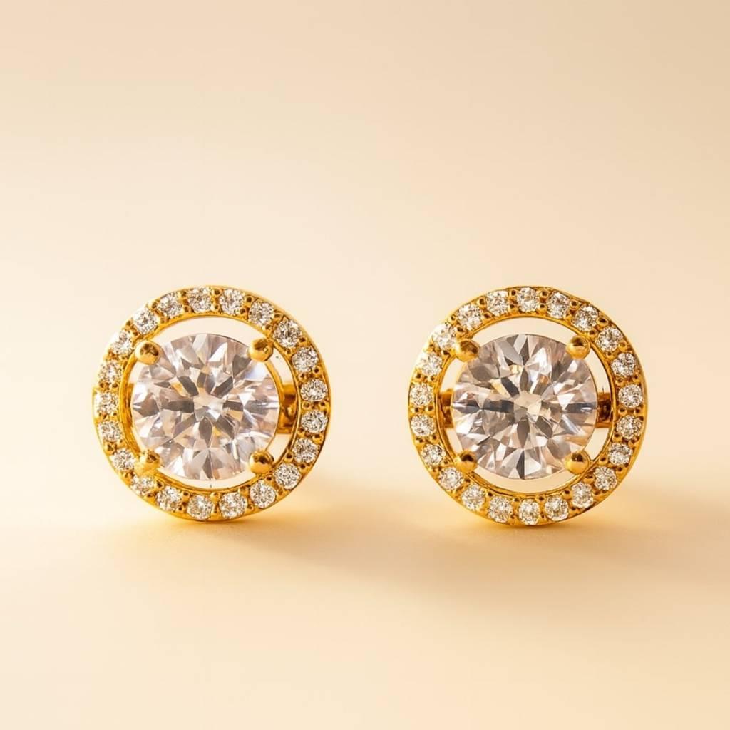 Purpose Stud Earrings | Pure Silver With Thickest Gold Layer