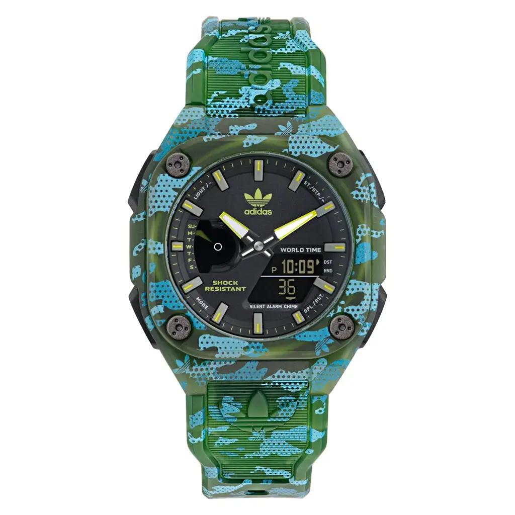 Adidas Originals Digital Neg Display Dial Unisex Ani-Digi Watch - Aost24075