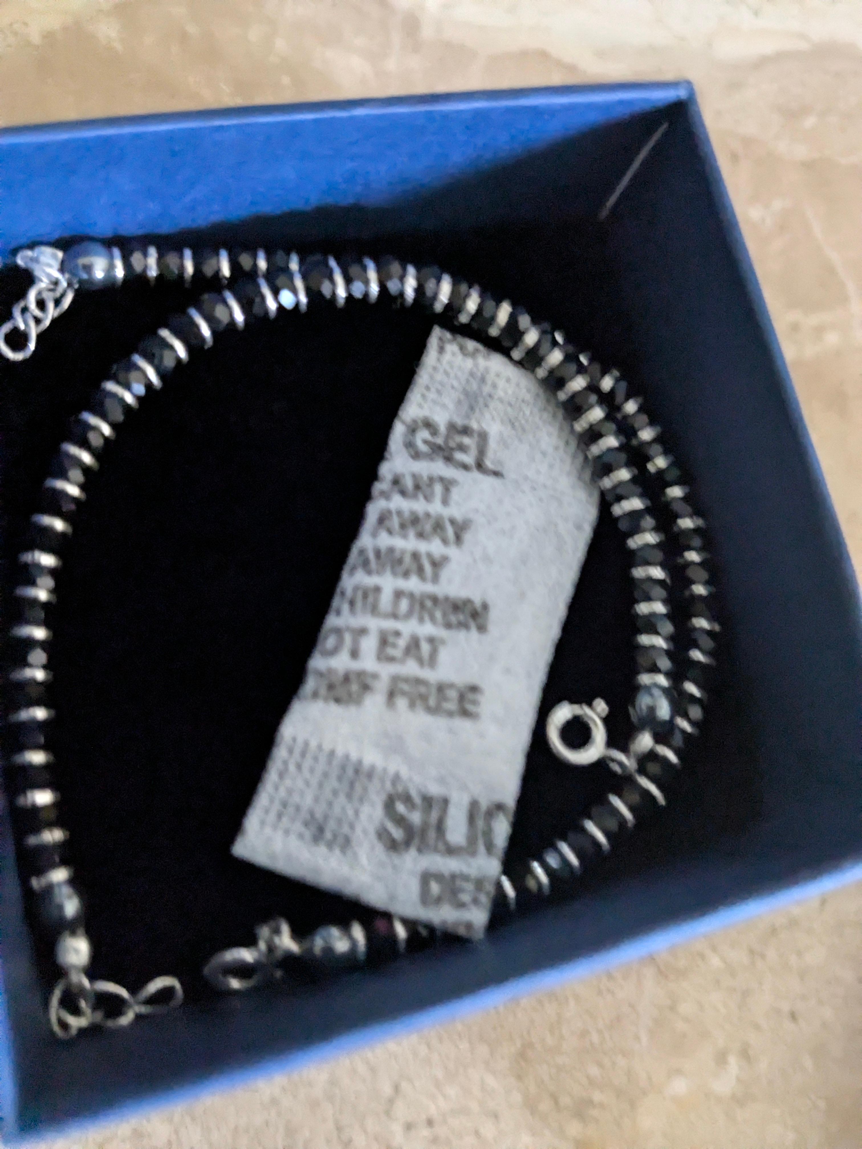 925 Pure Silver Baby Nazariya Bracelets (Pack Of 2)