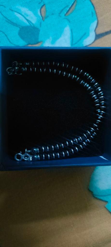 925 Pure Silver Baby Nazariya Bracelets (Pack Of 2)