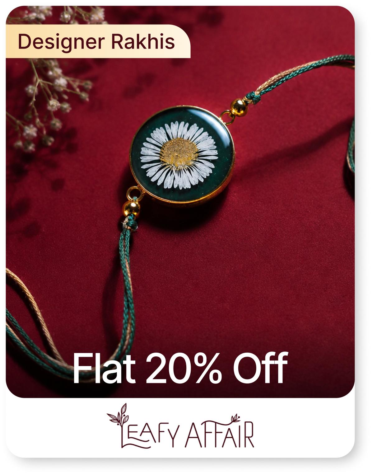 Leafy Affair Rakhi