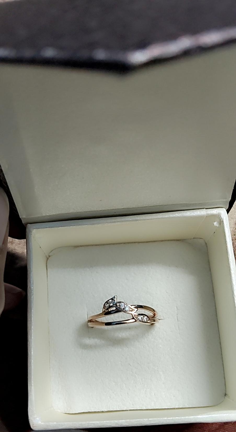Golden Angle Wings Promise Ring
