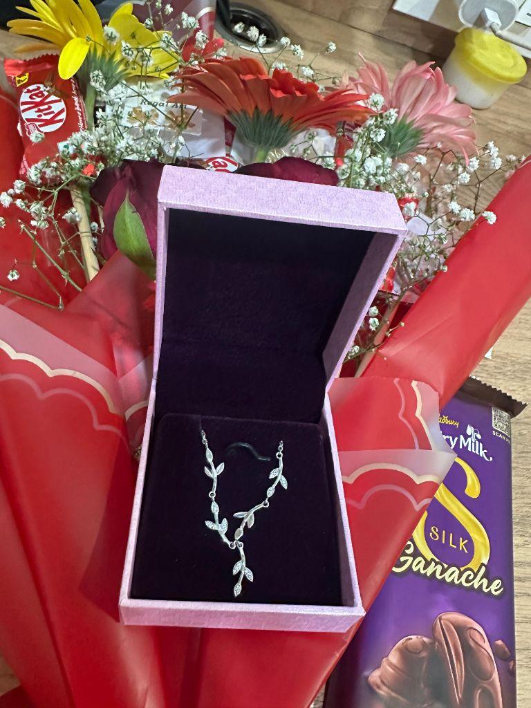 Silver Tree Branches Anklet