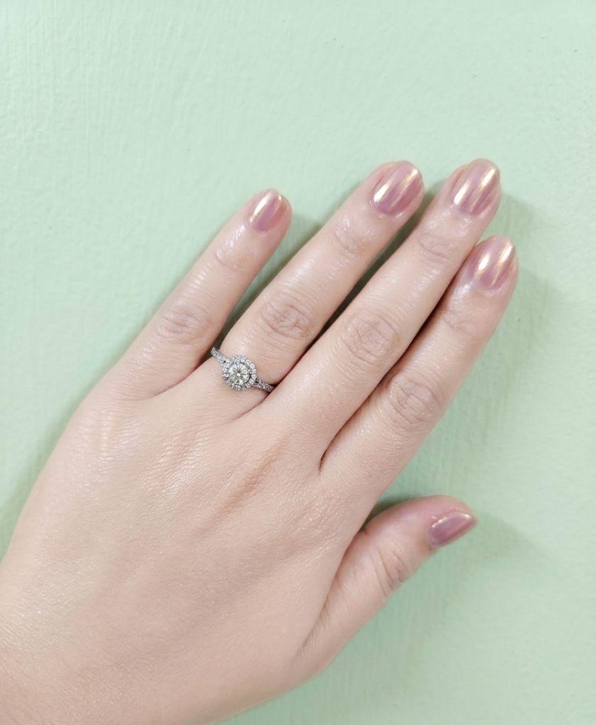 Holding It For You Solitaire Sterling Silver Ring