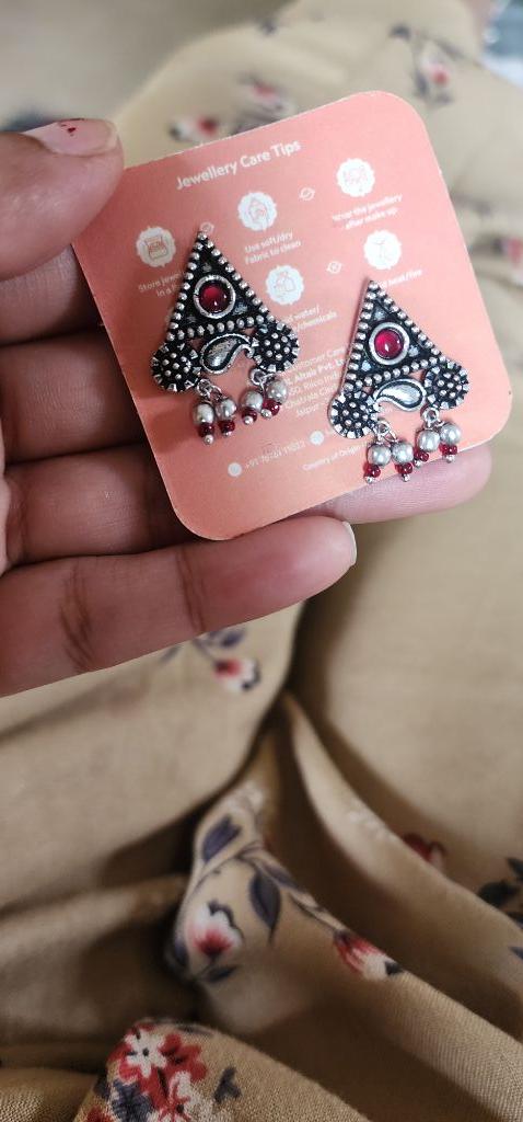 Abhira Triangle Stud Earrings