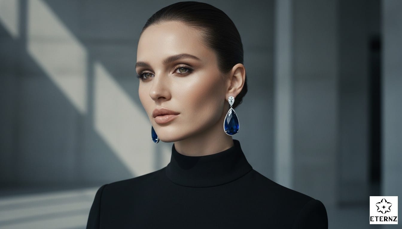 Best Earrings for a Heart-Shaped Face.