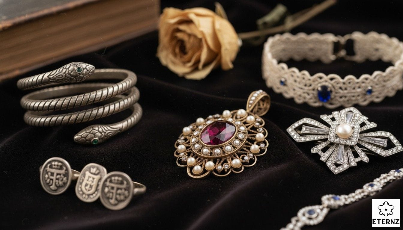 Collection of vintage heirloom jewelry