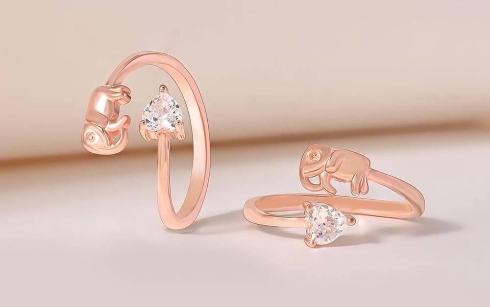 Elephant Embrace Toe Ring From Eternz.