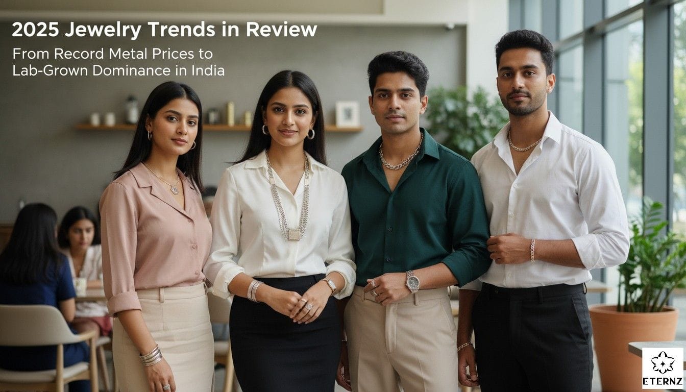 Gen Zs wearing silver jewelry