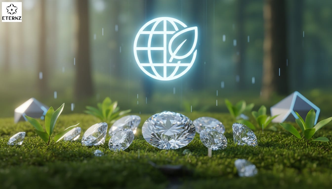 Sustainable lab grown diamonds in India offering an eco-friendly and ethical choice for modern gemstone jewelry buyers.