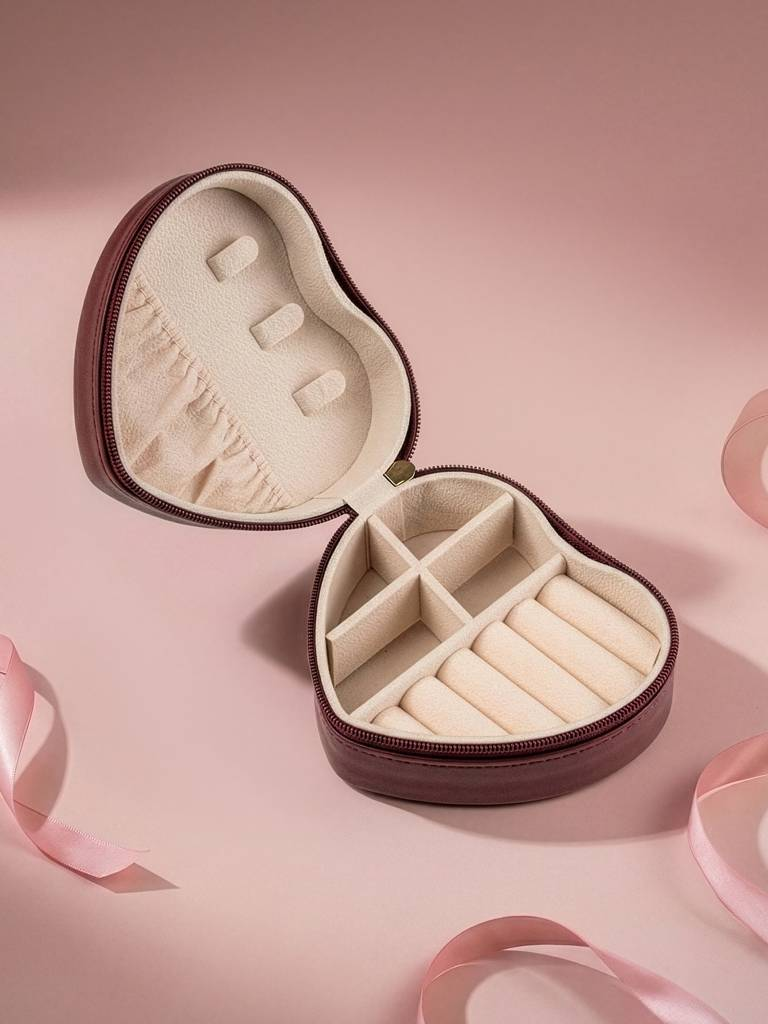 Palmonas Mini Heart Jewellery Organizer (One Size)