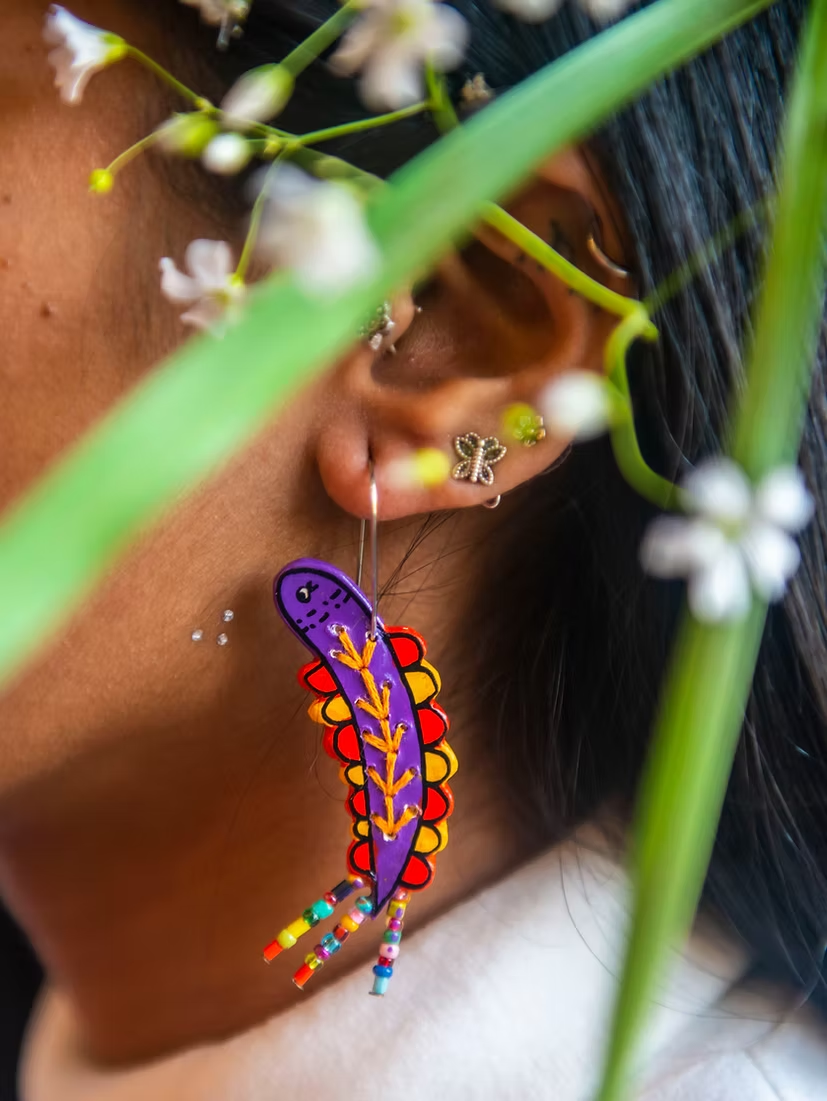 Ryba the Fish: Earrings.