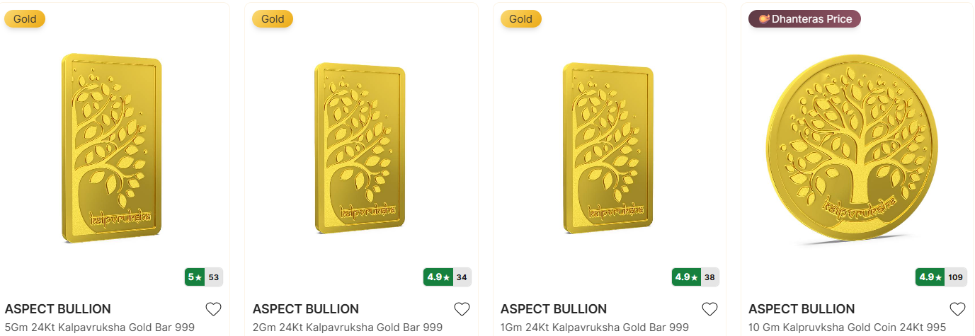 Gold Coins and Bars