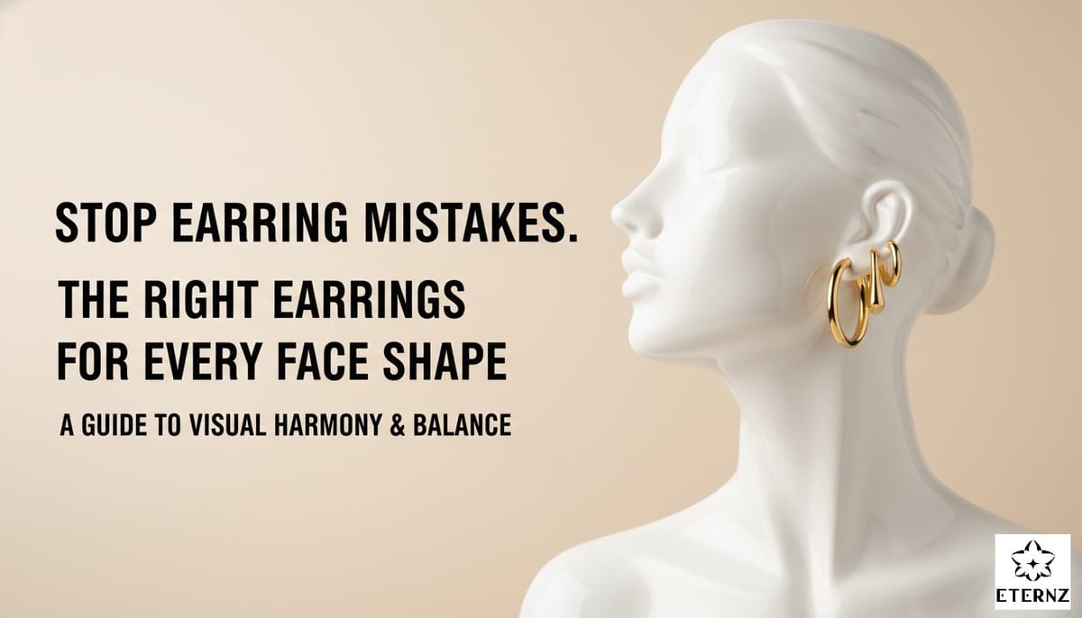 Blog cover for 'The Right Earrings for Every Face Shape' by Eternz.