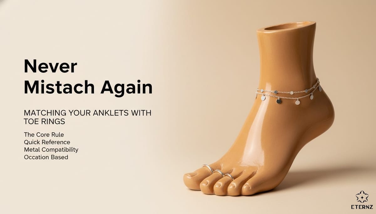 Blog cover For Matching Anklets with Toe Rings By Eternz.