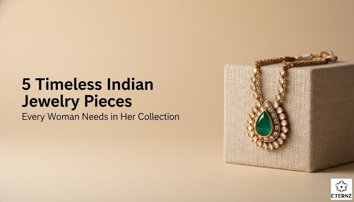 Blog Cover Of Top 5 Timeless Indian Jewelry Every Woman Should Own.