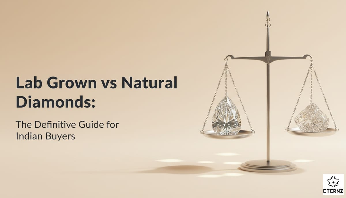Lab Grown vs Natural Diamonds: The Definitive Guide for Indian Buyers From Eternz.