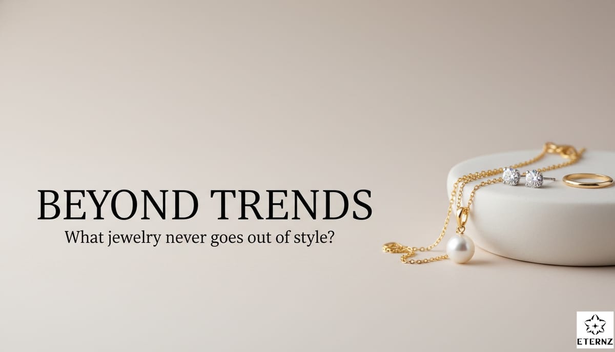 What jewelry never goes out of style?