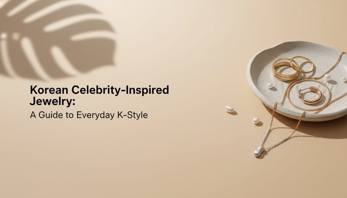 Korean Celebrity Inspired Jewelry You Can Actually Wear Every Day.