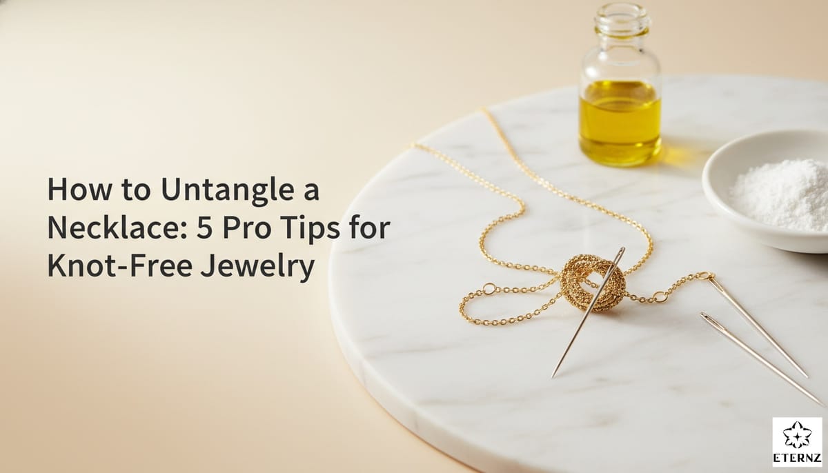 How to Untangle a Necklace: 5 Easy Tricks for Knot Free Jewelry.