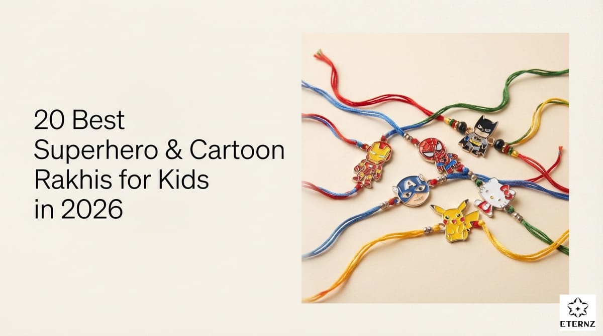 20 Best Superhero & Cartoon Rakhis for Kids in 2026.