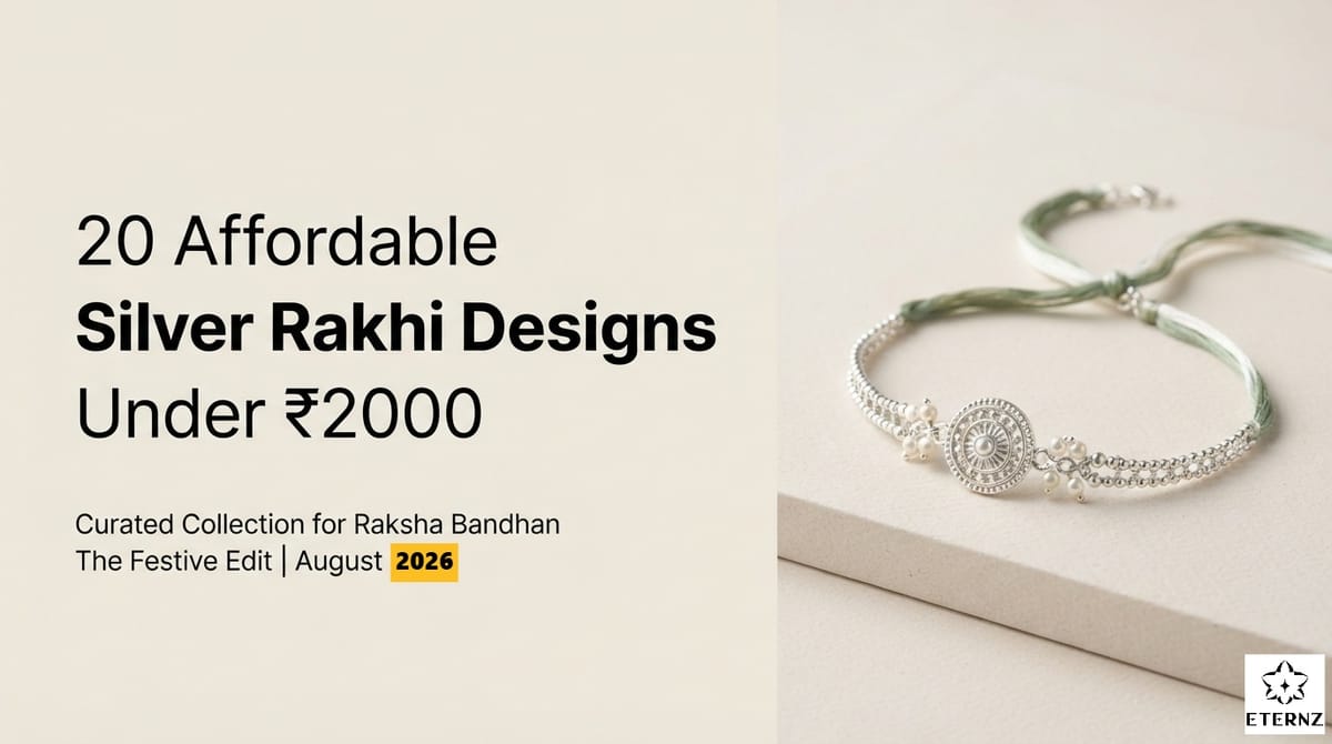 20 Affordable Silver Rakhi Designs Under ₹2000