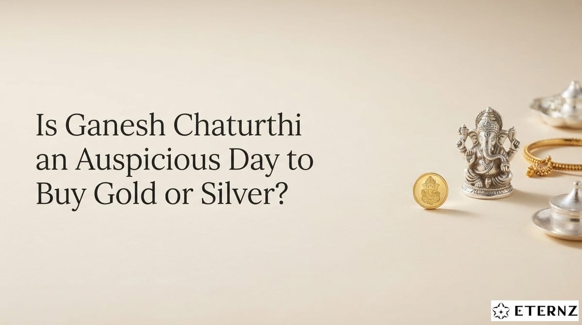 Is Ganesh Chaturthi an Auspicious Day to Buy Gold or Silver?